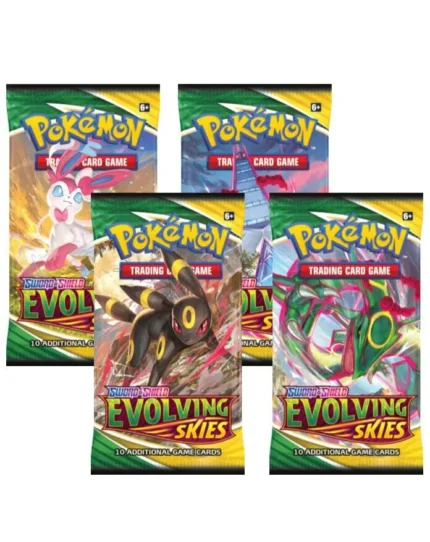 Evolving Skies Booster Pack Art Bundle [Set of 4] – SWSH07: Evolving Skies (SWSH07)