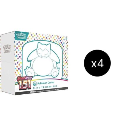 151 Pokemon Center Elite Trainer Box (Exclusive) Case - SV: Scarlet & Violet 151 (MEW) 151 Pokemon Center ETB Case