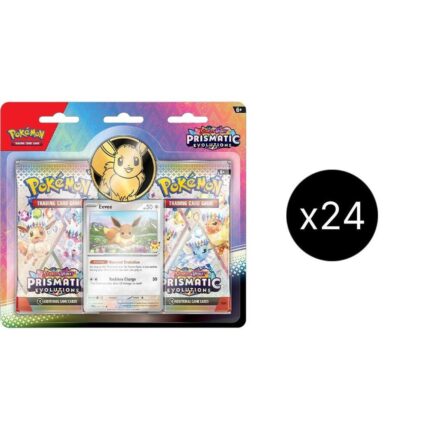 Prismatic Evolutions 2-Pack Blister Case - SV: Prismatic Evolutions (PRE) Prismatic Evolutions 2-Pack Blister Case - SV: Prismatic Evolutions (PRE)