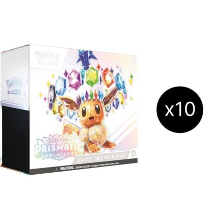 Prismatic Evolutions Elite Trainer Box Case Prismatic Evolutions Elite Trainer Box Case