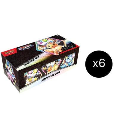 Prismatic Evolutions Surprise Box Case Prismatic Evolutions Surprise Box Case