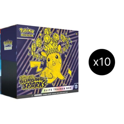 Surging Sparks Elite Trainer Box Case - SV08: Surging Sparks (SSP) Surging Sparks Elite Trainer Box Case - SV08: Surging Sparks (SSP)