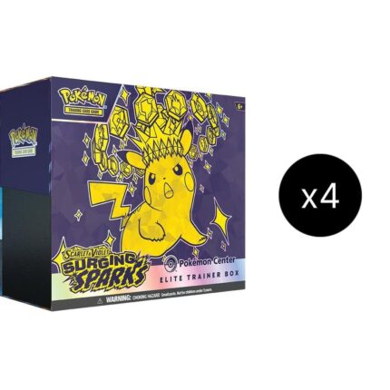 Surging Sparks Pokemon Center Elite Trainer Box Exclusive Case Surging Sparks Pokemon Center Elite Trainer Box Exclusive Case