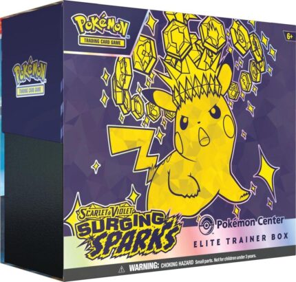 Surging Sparks Pokemon Center Elite Trainer Box Exclusive Case Surging Sparks Pokemon Center Elite Trainer Box Exclusive Case